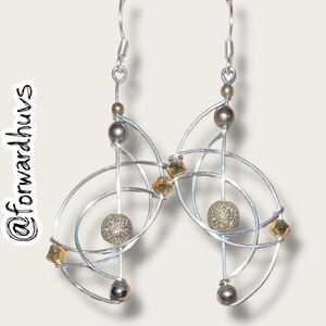 Bundle Sale 3 for $15 | Wire Loop Earrings – Silver-tone Fishhook